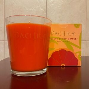 NIB PACIFICA “TUSCAN BLOOD ORANGE” 10.5 OZ. SCENTED SOY WAX CANDLE Citrus Fruit